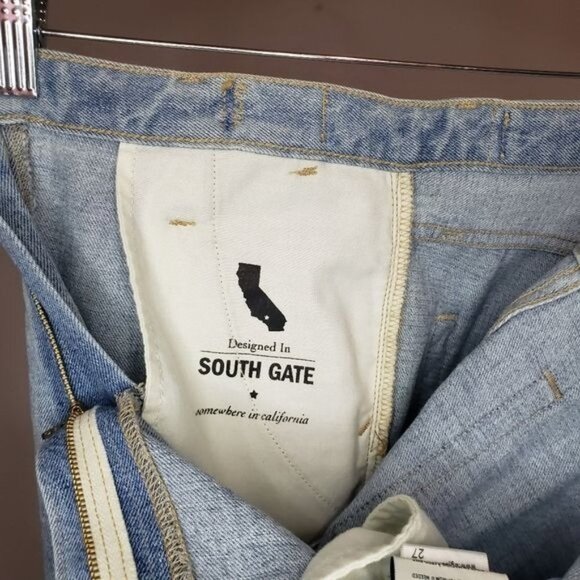 NWT AG Isabelle Paneled Straight Jeans in Infamous Size 27 - Picture 12 of 15